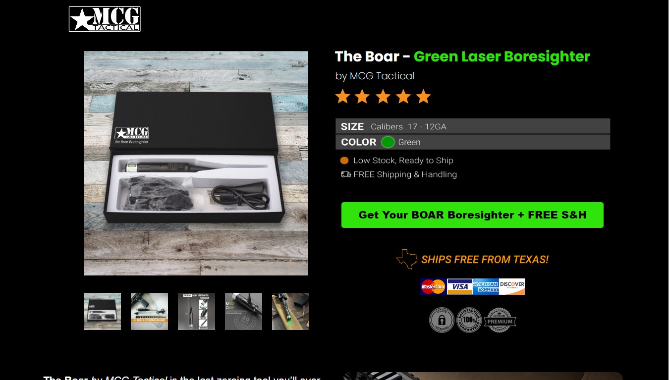 Boar Green Boresight